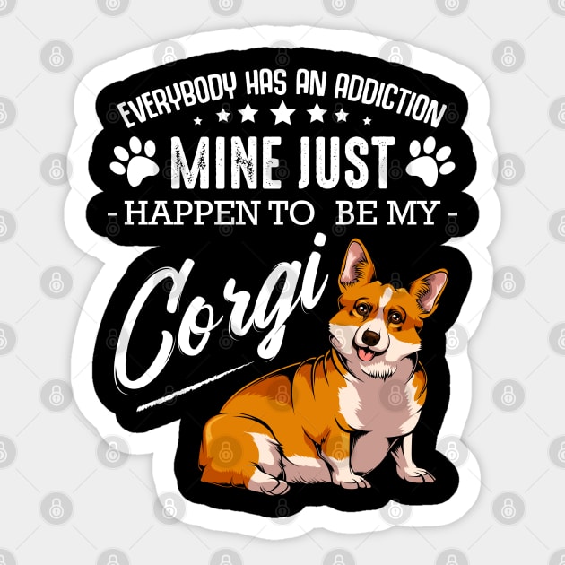 Cute Corgi Dog Funny Sayings Corgi Welsh Corgi Corgi Sticker
